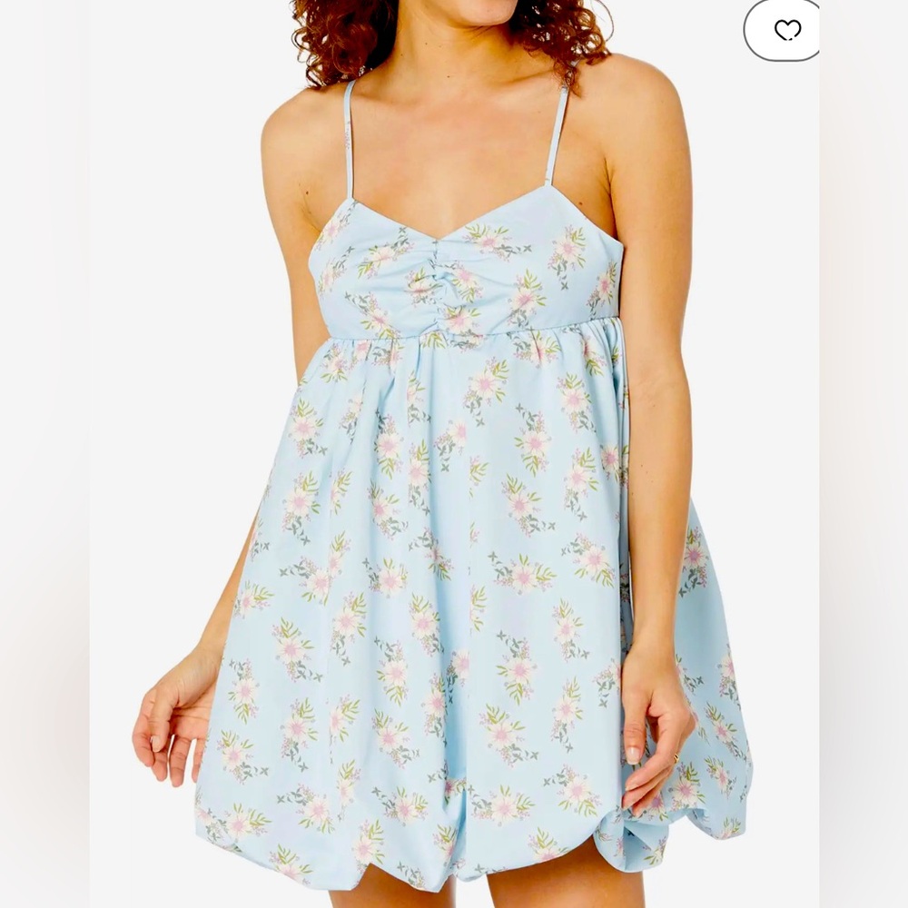 FREE PEOPLE — IN A BUBBLE MINI DRESS